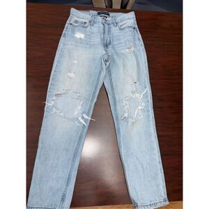 Aeropostale Distressed Mom Jeans Size 000